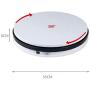 Yuanj Motorized Turntable Display, 360 Degree Electric Rotating Display Turntable for Display Jewelry, Watch, Digital Product, Shampoo, Glass, Bag, Models, Diecast, Jewelry and Collectibles