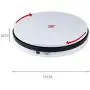 Yuanj Motorized Turntable Display, 360 Degree Electric Rotating Display Turntable for Display Jewelry, Watch, Digital Product, Shampoo, Glass, Bag, Models, Diecast, Jewelry and Collectibles