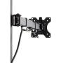 Gladiator Joe Heavy Duty Dual/Two Desktop Monitor Mount/arm VESA Compatible | Fully Adjustable articulating arm | Supports Heavy Monitors | 13 to 32 inch | 17.6 lb Each arm | Black Steel