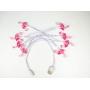 YAGE Tale Pink Flamingo USB Christmas Light Phone Charger Cord Designed for Women 50inch 8LED Bulb Compatible with Phone 5 5s 6 6plus 6s 6s Plus 7 7plus 8 8plus X XR XS XS Max 11Pro Max etc