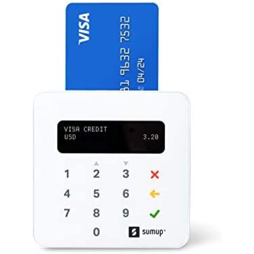 SumUp Plus Card Reader - Accept Swipe, Chip, and Contactless Payments