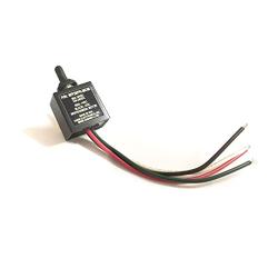 GAMA Electronics Waterproof 3 Position On-Off-On Toggle Switch Reverse Polarity DC Motor Control- Momentary