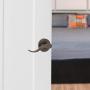Amazon Basics Closet Door Lever, Wave, Oil Rubbed Bronze
