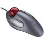 Logitech Trackman Marble Trackball Mouse – Wired USB Ergonomic Mouse for Computers, with 4 Programmable Buttons, Dark Gray