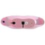 Lip Shape Electroplating Pink Telephone, Support Number Storage WX‑3016 Fashionable Landline Telephone, Home Desk Telephone Corded Phone for Birthday for Loved One, Friend (Pink)