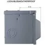 Miady 50 Amp 125/250 Volt RV Power Outlet Box, Enclosed Lockable Weatherproof Outdoor Electrical NEMA 14-50R Receptacle Panel, For RV Camper Travel Trailer Motorhome Electric Car Generator.