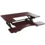 Halter Standing Desk Riser Converter, 36 Inch Stand Up Desk, Sit Stand Desk for Laptop and Monitor, Height Adjustable Desktop Workstation with Keyboard Tray
