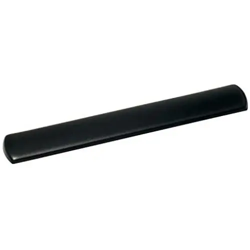 3M Gel Wrist Rest for Keyboards, Soothing Gel Comfort with Durable, Easy to Clean Leatherette Cover, Antimicrobial Product Protection, 19'', Black (WR310LE) 3M Gel Wrist Rest for Keyboards, Soothing Gel Comfort with Durable, Easy to Clean Leatherette Cover, Antimicrobial Product Protection, 19'', Black (WR310LE)