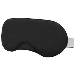 AJUN Cotton Sleep Eye Mask - Updated Design Light Blocking Sleep Mask, Soft and Comfortable Night Eye Mask for Men Women, Eye Blinder for Travel/Shift Work, Includes Travel Pouch+Earplugs (#01#Black)