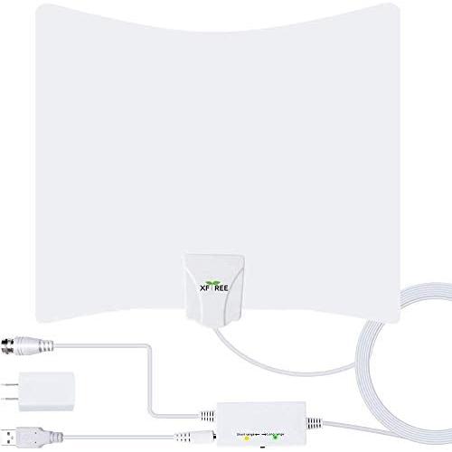 TV Antenna - Amplified HD Digital Indoor TV Antenna Long 230 Miles Range HDTV Antenna - 17ft Coax Cable Amplifier Antenna for 1080P 4K HD Local Channels - Support All Television