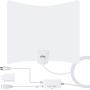 TV Antenna - Amplified HD Digital Indoor TV Antenna Long 230 Miles Range HDTV Antenna - 17ft Coax Cable Amplifier Antenna for 1080P 4K HD Local Channels - Support All Television