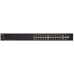 Cisco SG250-26 Smart Switch with 26 Gigabit Ethernet (GbE) Ports with 24 Gigabit Ethernet RJ45 Ports and and 2 SFP Gigabit Ethernet Combo Ports, Limited Lifetime Protection (SG250-26-K9-NA)