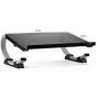 Allsop Redmond Adjustable Laptop Stand, Vented Curved Sturdy Metal Ergonomic Riser