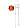CO RODE 100 Pieces Ultra Bright 3mm LED Diode Lights, Emitting Diode Lamp for DIY, Arduino (Orange)