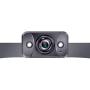 Rohent HD Car Backup Camera Hitch Rear View License Plate Camera with 2 Auto LED Lights Color Front View Camera IP69 Waterproof Super Night Vision with Grid Lines DIY Setting-R6