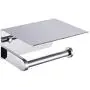 APLusee Toilet Paper Holder with Phone Shelf Polished Chrome, SUS 304 Stainless Steel Bathroom Accessories Tissue Roll Dispenser Storage Wall Mounted APLusee Toilet Paper Holder with Phone Shelf Polished Chrome, SUS 304 Stainless Steel Bathroom Accessories Tissue Roll Dispenser Storage Wall Mounted