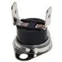 Fielect 5Pcs KSD301 Thermostat 95ｰC/203ｰF Normally Closed N.C Snap Disc Temperature Switch for Microwave Oven Coffee Maker Smoker Bent Angle