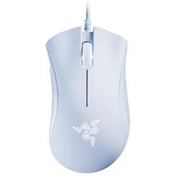 Razer DeathAdder Essential Gaming Mouse: 6400 DPI Optical Sensor - 5 Programmable Buttons - Mechanical Switches - Rubber Side Grips - White