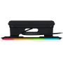 Razer Laptop Stand Chroma: Customizable Chroma RGB Lighting - Ergonomic Design - Anodized Aluminum Construction - 3x Port USB 3.0 Hub - Matte Black