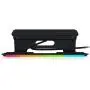 Razer Laptop Stand Chroma: Customizable Chroma RGB Lighting - Ergonomic Design - Anodized Aluminum Construction - 3x Port USB 3.0 Hub - Matte Black
