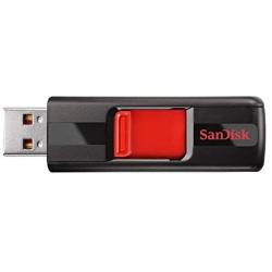 SanDisk 128GB Cruzer USB 2.0 Flash Drive - SDCZ36-128G-B35, Black/Red