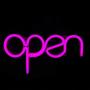 VagaryLight Open Sign Pink Romte|Dynamic Modes(Flash)|Timer|USB Powered|LED Open Neon Sign Light|Electric Light Up Signs for Pub,Bar,Café,Spa,Hair Salon,Girls,Vapor,Massage,Tattoo Store(OP8M)
