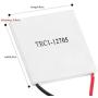WiMas 5PCS Thermoelectric Cooler Peltier TEC1-12705 12V 5A 45W Heat Sink Cooling Peltier Module 40x40mm