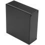 DIY Aluminum Project Box Electronic Junction Box Aluminum Cooling Box Enclosure Case Shell 4 inch Circuit Board Box 40100110mm Black