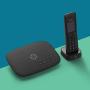 Ooma HD3 Handset cordless phone with picture caller-ID and HD voice quality, Works with Ooma Telo VoIP free Internet home phone service.