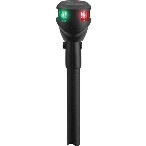 attwood NV6LC2-14BP7 LED Light Pole - Bi-Color 14'' Black, w/Task Light