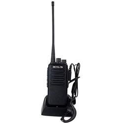 Retevis RT1 Walkie Talkie Long Range High Power 16 Channel Scan VOX Two Way Radio with Earpiece (1 Pack)