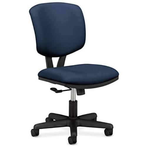 HON H5701.GA90.T Volt Low-Back Task Chair - Upholstered Computer Chair for Office Desk - Navy Fabric (H701)