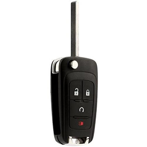 Car Key Fob Keyless Entry Remote Flip fits 2010-2017 Chevy Equinox, Sonic, Trax, Terrain (OHT01060512)