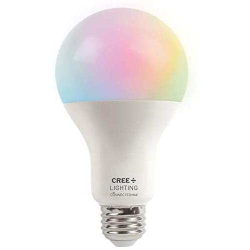 Connected Max Bluetooth + WiFi Smart LED Bulb Tunable White + Color Changing A21 100W 1pk, 1 Pack