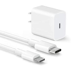 iPhone 12 Charger, 20W USB C Charger Power Adapter PD Fast Charger Block for iPhone 12 Mini/12 Pro Max, iPhone 11/XS/XR, iPad Pro, More