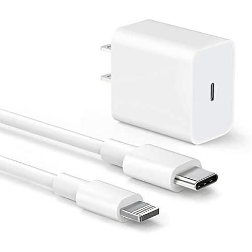 iPhone 12 Charger, 20W USB C Charger Power Adapter PD Fast Charger Block for iPhone 12 Mini/12 Pro Max, iPhone 11/XS/XR, iPad Pro, More