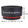 IsoAcoustics Iso-Puck Series Acoustic Isolators (Iso-Puck Mini, 6 lbs max/Unit, 16-Pack)
