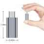 USB C to Micro USB Adapter, (4-Pack) Type C Female to Micro USB Male Convert Connector Support Charge Data Sync Compatible with Samsung Galaxy S7 S7 Edge, Nexus 5 6 and Micro USB Devices(Grey)