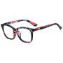 Maxjuli Blue Light Blocking Glasses,Computer Reading/Gaming/TV/Phones Glasses for Women Men(Flower Black)