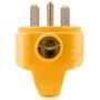 Camco Heavy Duty 30 AMP Mini PowerGrip Handle Male Plug Replacement, Makes Unplugging Easier (55283)