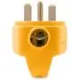 Camco Heavy Duty 30 AMP Mini PowerGrip Handle Male Plug Replacement, Makes Unplugging Easier (55283)