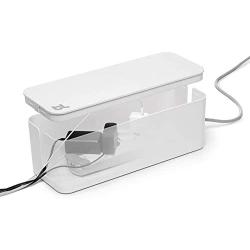 Bluelounge CableBox Cable and Cord Management System - (White) - Pack of 2