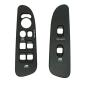 New Window Switch Bezel, Driver & Passenger Side Switch Panel Set for 2002-2010 Dodge Ram 1500 2500 3500 Black 2 Pieces (1 for Driver Side 1 Piece for Passenger Side)