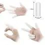 (Approx. 130 PCS) Latex Finger Cots, Disposable Medium Fingertips Protector Finger Covers for Electronic Repair