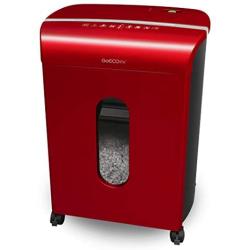 GoECOlife GMW124P-Red Limited Edition 12-Sheet High Security Microcut Paper Shredder, Red