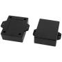 uxcell 63mmx50mmx22mm Plastic Enclosure Electric Project Case Junction Box Black 5pcs