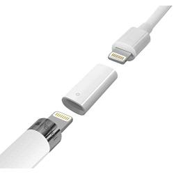 TechMatte Charging Adapter Compatible with Apple Pencil, Female to Female Charger Connector (2-Pack)