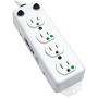 Tripp Lite Medical Grade Power Strip for Patient Care Vicinity, 4 Hospital-Grade Outlets, 120V, 15 ft. Right-Angle Cord, UL 1363A, White (PS-415-HG-OEMRA)