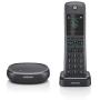 Motorola AXH01 DECT 6.0 Smart Cordless Phone and Answering Machine with Alexa Built-in – 1 Cordless Handset Included