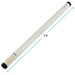 QualGear QG-PRO-PM-3FT-W Pro-AV 1.5'' Npt Threaded Pipe, 3 Length Projector Accessory